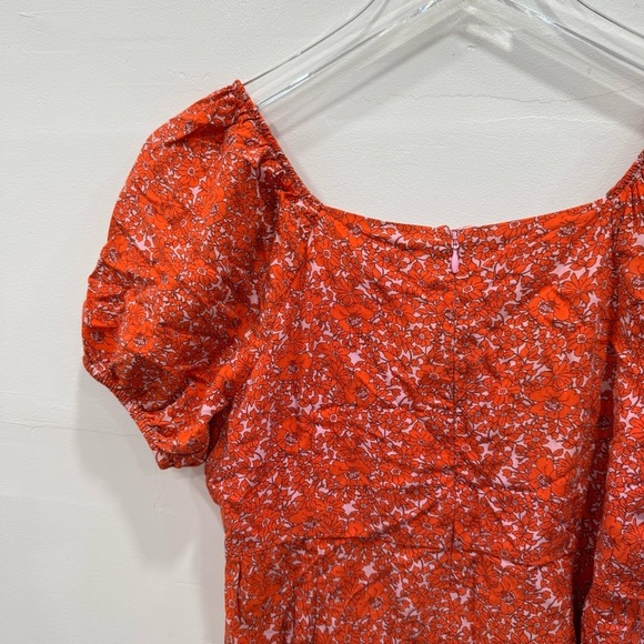 Crewcuts Girls Puff Sleeve Mini Dress Micro Floral Size 14 Spring ‘23 - Picture 8 of 8